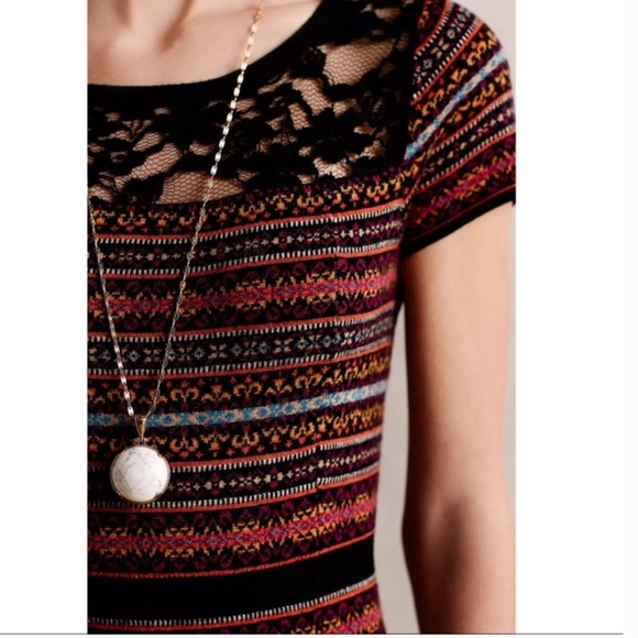 Anthropologie Sparrow Fairisle Sweater Dress - Picture 3 of 15